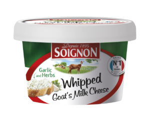Image du produit : Queso de cabra montado con ajo y hierbas, 140 g